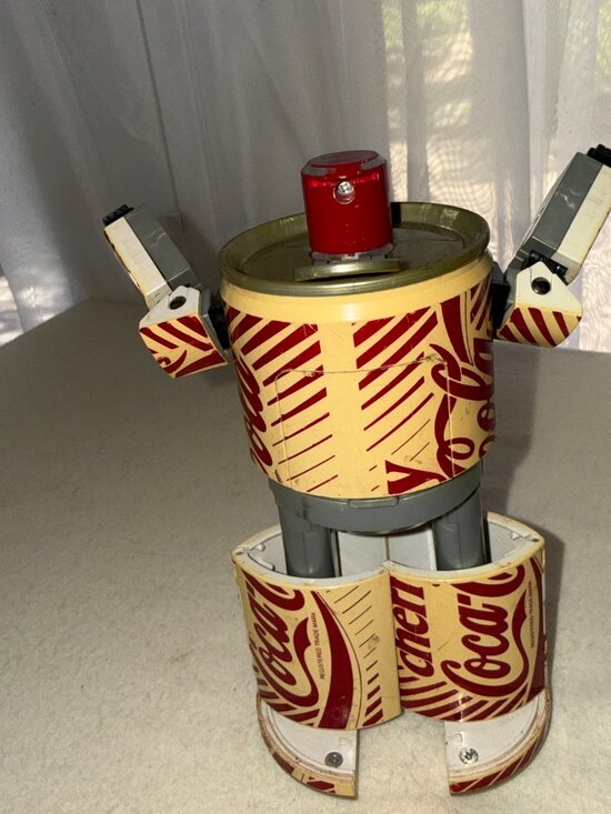 1986 Cherry Coca-Cola Robot Transformer Japan Promotional  1986 Cherry Coca-Cola Robot Transformer Japan Promotional Coke Action Figure HTF